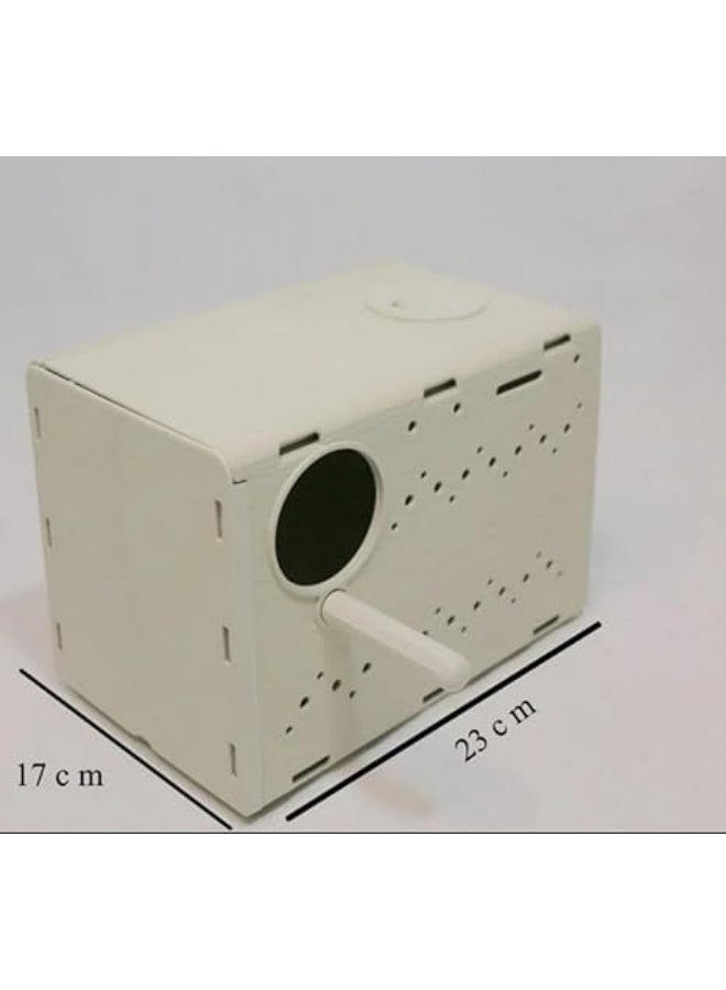 عش عصافير بلاستيكي فاخر مزود بدرج سحب وفتحات تهوية - مقاس 23×17 سم - Image 5